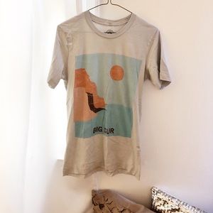 Big Sur south moon under t-shirt